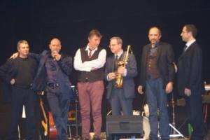 con la Revolution Jazz Band al Teatro Euclide